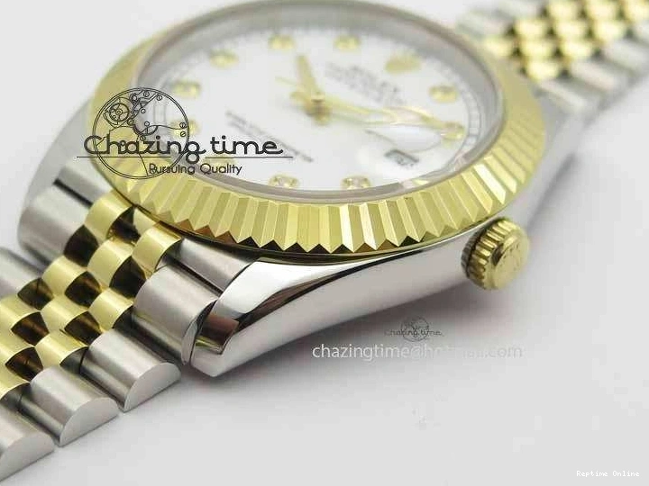 0228 DateJust II 41mm SS YG BP Maker Best Edition White Diam Dial On Jubilee Bracelet A ModernLook 3663